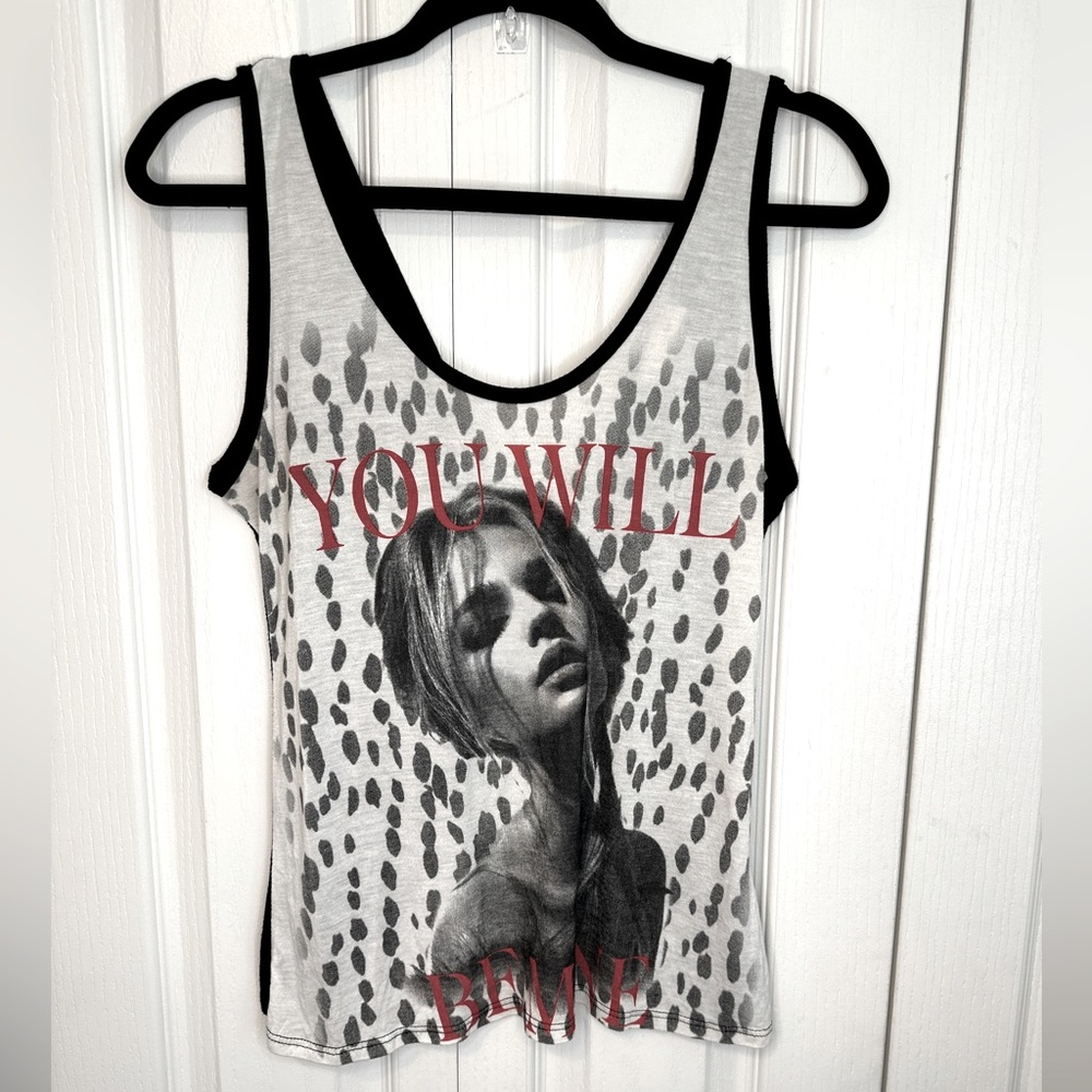 Pretty Good/ You Will Be Mine Twist Back Tank Top (S)